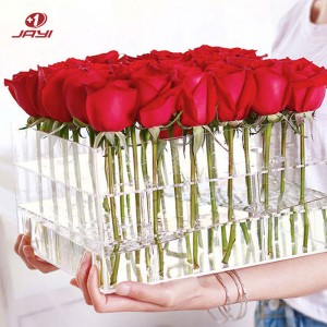 Akrilna škatla za rože s 36 luknjami
