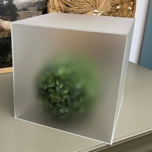 5-Sided Frosted Acrylic Box