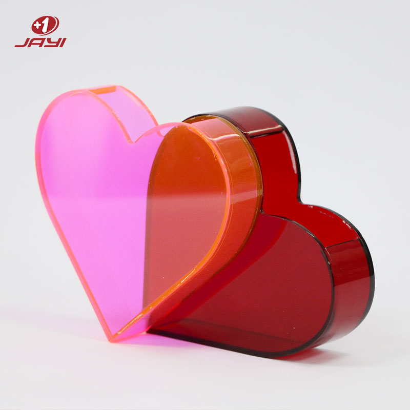 Acrylic Heart Vase - Jayi Acrylic