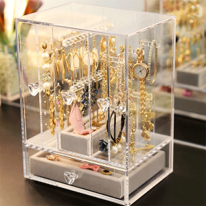 Kotak Display Perhiasan Akrilik