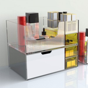 Acrylic makeup storage