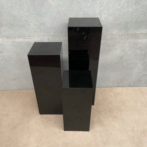 Black Acrylic Plinths Display Stand