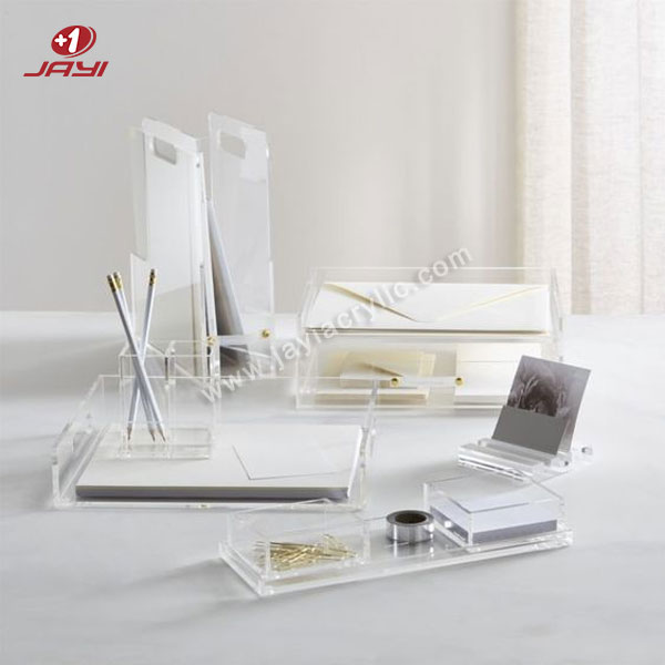 Transparent Acrylic Stationery Organizer