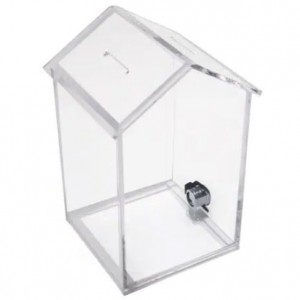 Indlu Shape Acrylic Suggestion Box