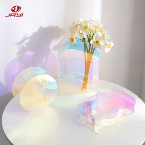 Vazo akrilike e ylbertë - Jayi Acrylic