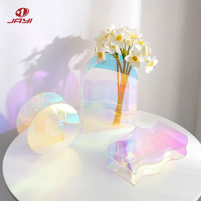 Iridescent Acrylic Vase - Jayi Acrylic