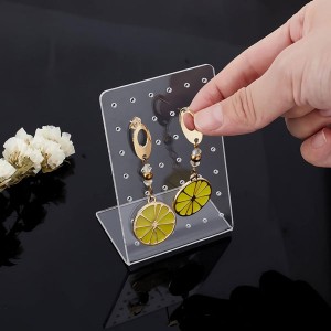 L Shape Acrylic Earring Holder