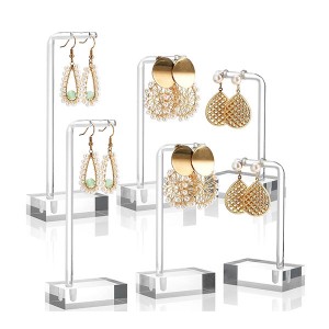 L Shape Acrylic Earring Holder Stand