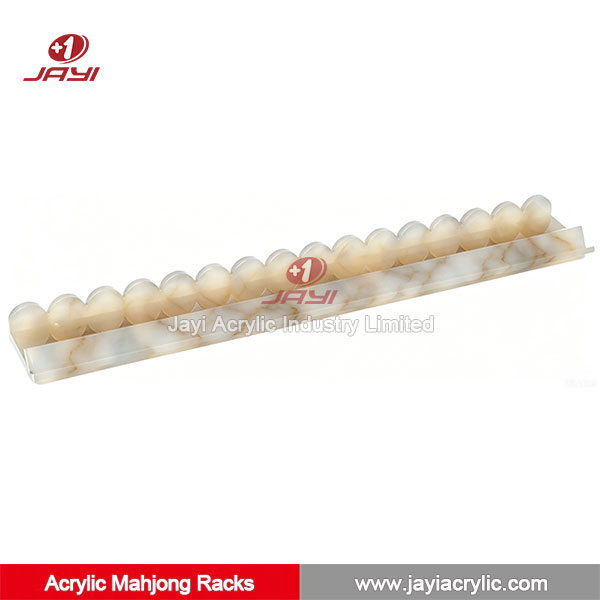 Marbled Color Acrylic Mahjong Racks