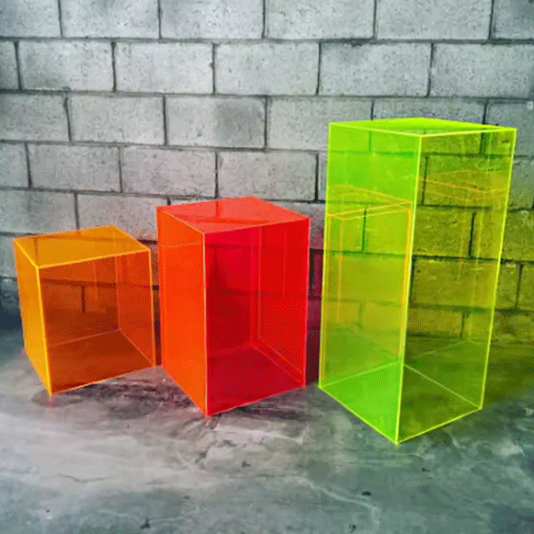 ʻO nā pahu pūnaewele Neon Acrylic Box