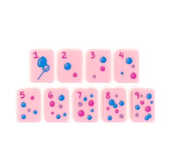 Pink Mahjong set
