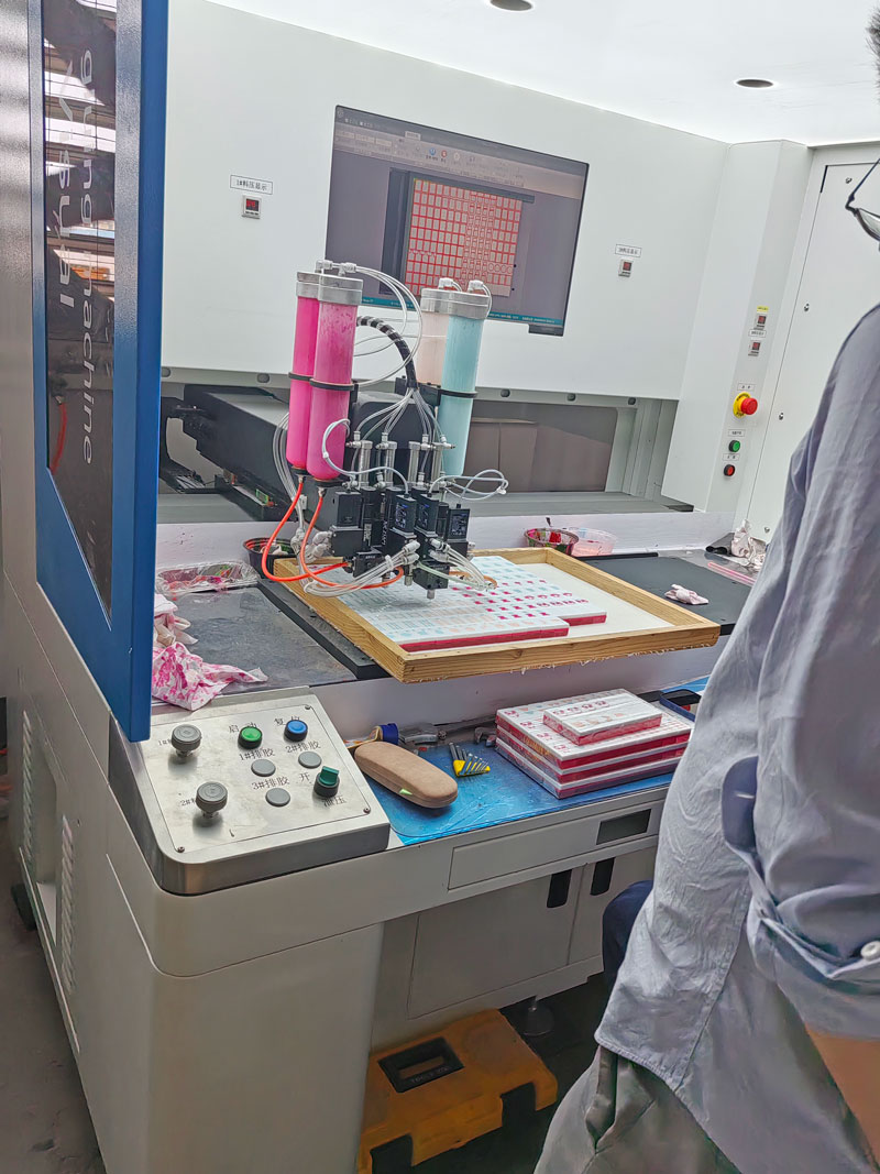 Production of Acrylic Mahjong 3