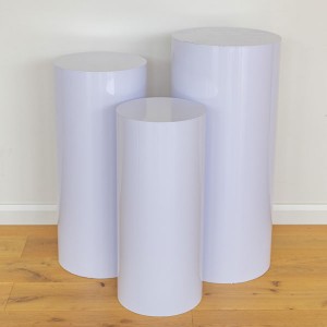 Isitendi sokubonisa i-Acrylic Plinths esiyindilinga