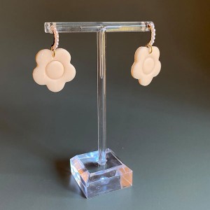 T Shape perspex earring stand