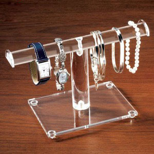 I-T-shape Acrylic Bangle Display Stand