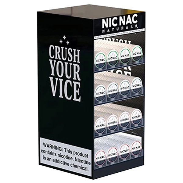 acrylic ZYN Nicotine Pouch Display Stand