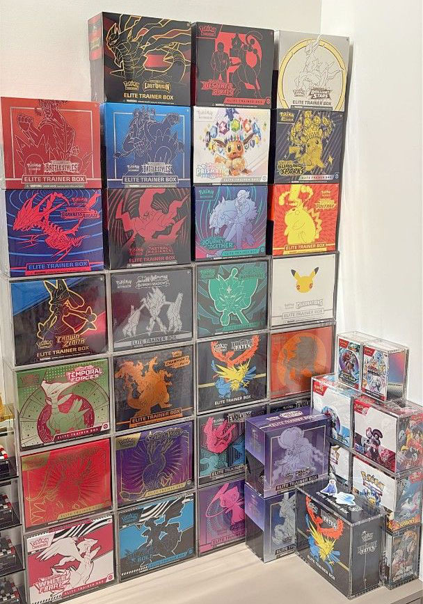 booster boxes acrylic display